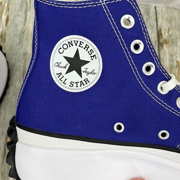 Converse Run Star Hike Canvas Platform Active Sneakers Shoes Size 9.5 - Picture 4 of 10